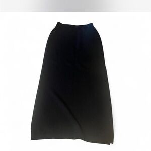 Vintage St. John knit Classic maxi Black Pencil Skirt